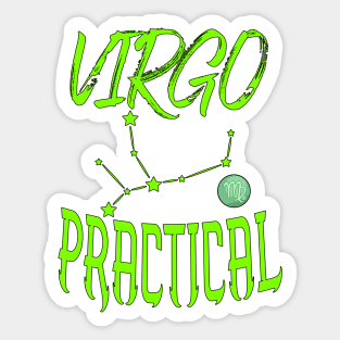 Virgo Practical Sticker